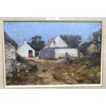 WILLIAM ARTHUR CARRICK Farmstead, signed, oil on board, 21 x 31cm Condition Report: Available upon