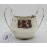 A Georgian style silver sugar bowl, Glasgow 1925, 149gms Condition Report: Available upon request