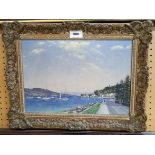 ALASDAIR MACFARLANE Port Bannatyne, signed, oil on canvas, 24 x 34cm Condition Report: Available