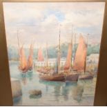 EMILY WATSON Tenley harbour, signed, watercolour, 36 x 29cm and two others (3) Condition Report: