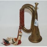 A brass Argyll & Sutherland Highlanders bugle Condition Report: Available upon request