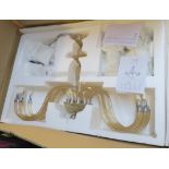 A pair of modern chandeliers (af, still in box) (2) Condition Report: Available upon request
