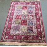 A modern Kashmir rug with panel design, 170cm x 120cm Condition Report: Available upon request