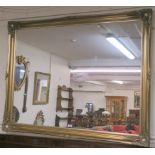 A modern gilt framed mirror, 107cm x 138cm Condition Report: Available upon request