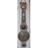 A 19th Century barometer, engraved J Watson Condition Report: Available upon request