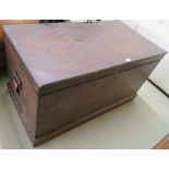 A large blanket chest, 60cm high x 110cm wide x 59cm deep The Late Dr Helen. E. C. Cargill