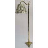 A brass standard lamp Condition Report: Available upon request