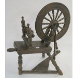 An oak spinning wheel Condition Report: Available upon request