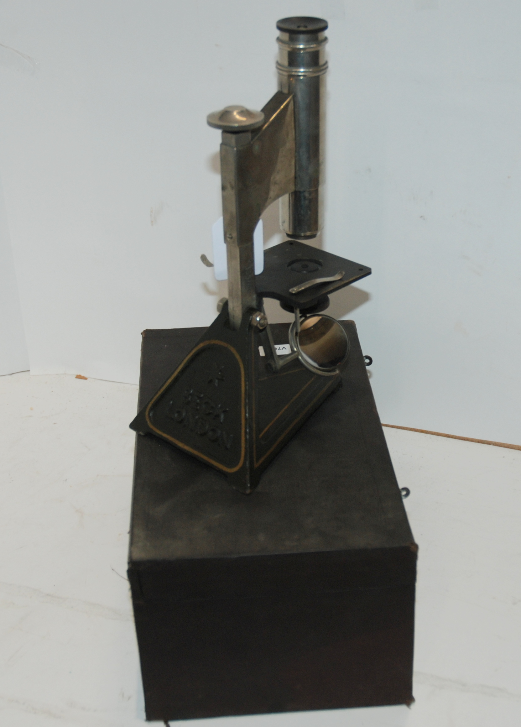 A Beck "Star" microscope in original case Provenance: The Late Dr Helen. E. C. Cargill Thompson
