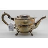 A silver teapot, Birmingham 1905, 422gms Condition Report: Not available for this lot