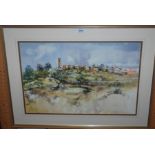 MATTHEW BRUCE R.I Spain, signed, watercolour, 36 x 55cm Condition Report: Not available for this