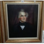 C SPENCER Portrait of a gentleman, signed, oil on canvas, 60 x 50cm Condition Report: Not