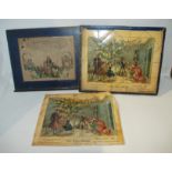 A vintage German puzzle with pictorial cover and carved figures Condition Report: Available upon