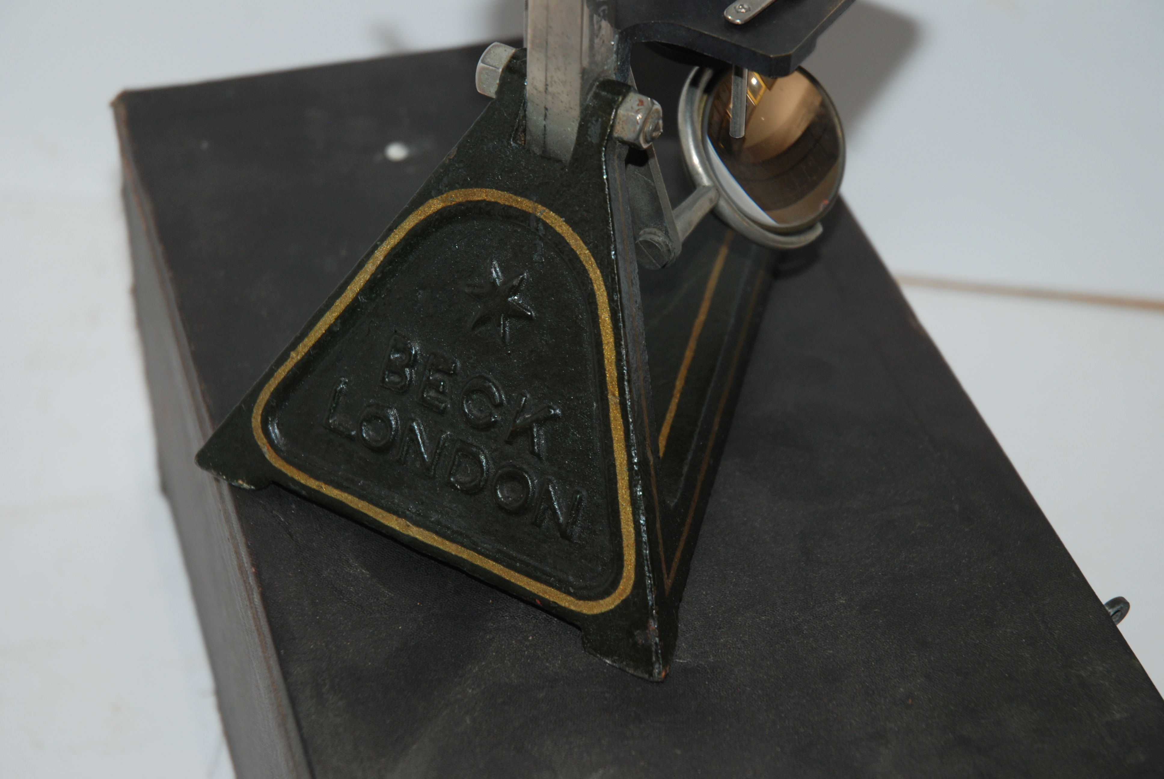 A Beck "Star" microscope in original case Provenance: The Late Dr Helen. E. C. Cargill Thompson - Image 2 of 2