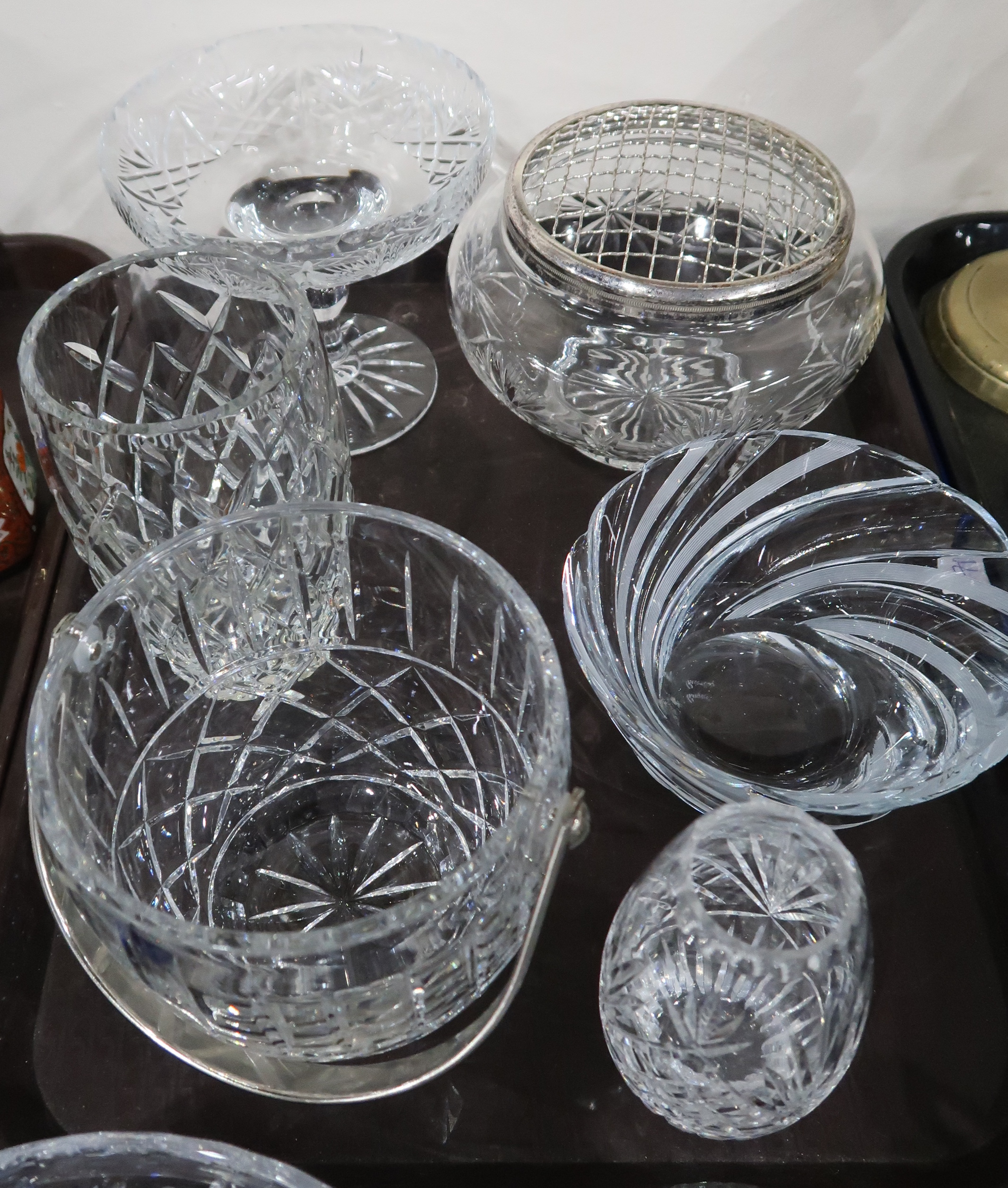 Assorted cut glass and crystal including Brierley, Webb Corbett and Edinburgh Condition Report: - Image 2 of 2