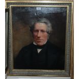 JOHN HORSBURGH Portrait of a gentleman, signed, oil on canvas, dated, 1882, 60 x 50cm Condition