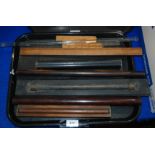 A tray lot of various rules including rolling examples Condition Report: Available upon request