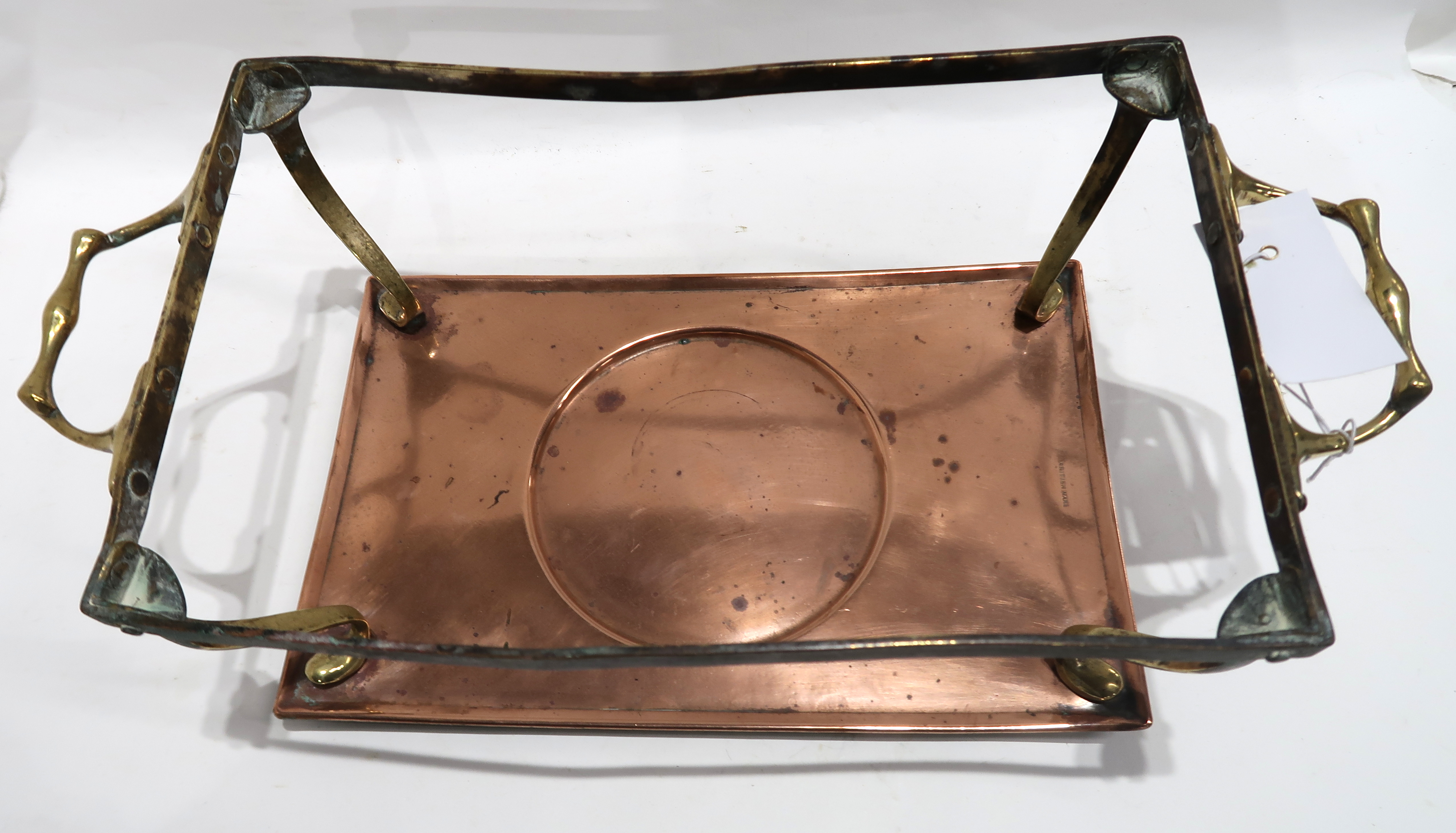 A copper kettle on stand Condition Report: Available upon request - Image 4 of 5