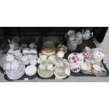 Assorted tea wares including Trilby Ware, Finesse, Royal Vale etc Condition Report: Not available