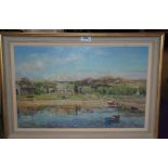 WILLIAM ARTHUR LAURIE CARRICK West Coast scene, signed, oil on board, 33 x 53 and another by the