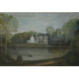 SCOTTISH SCHOOL The Haining, Selkirk, oil on canvas, 73 x 105cm Condition Report: Not available