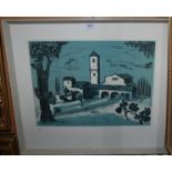 BICAL Tower house, signed, lithograph, 27 of 100,34 x 45cm Condition Report: Not available for