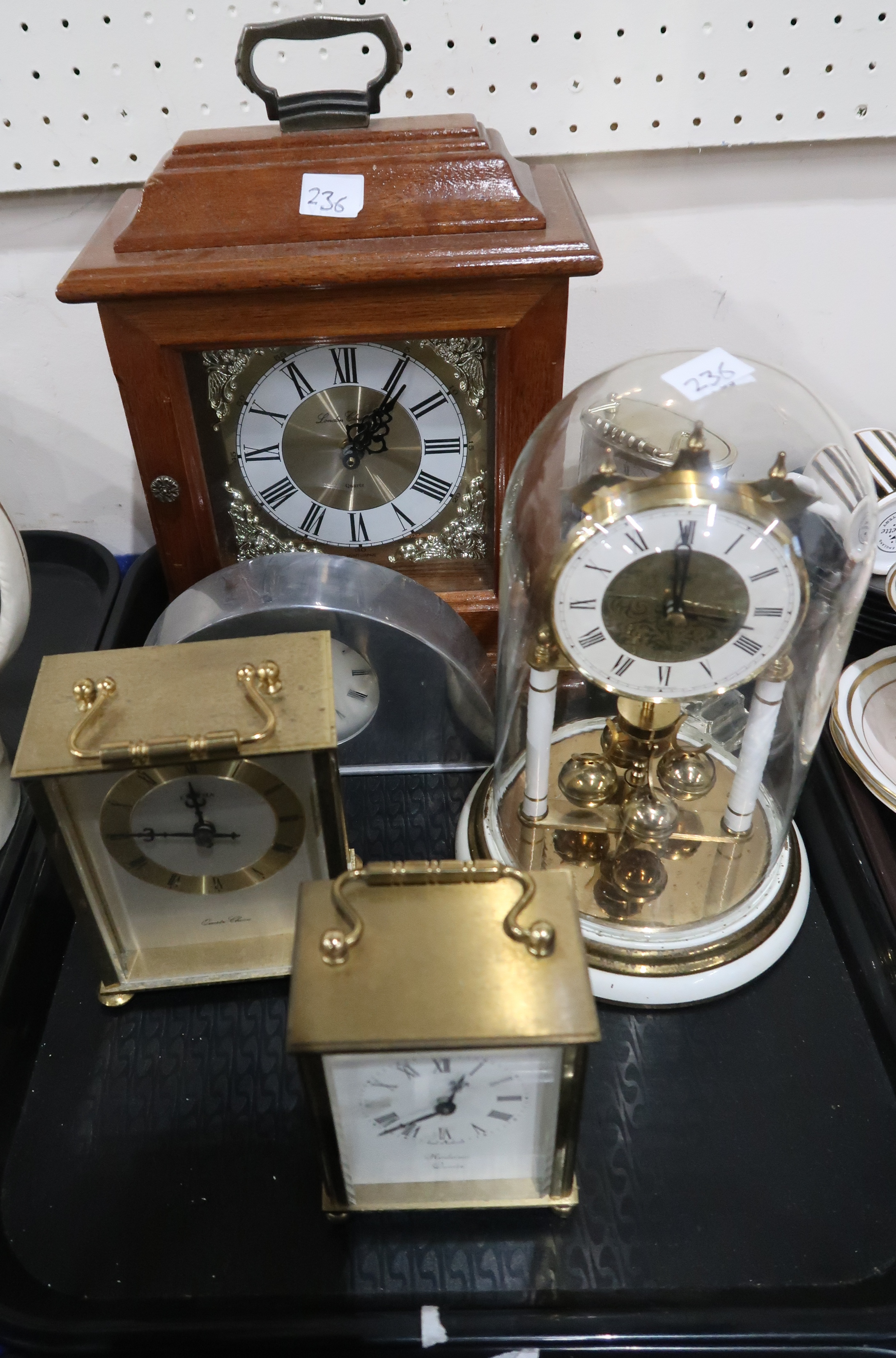 A collection of clocks including a cuckoo clock Condition Report: Not available for this lot - Image 3 of 3