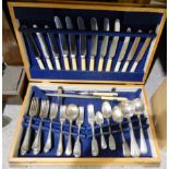 A cased cutlery set Condition Report: Not available for this lot