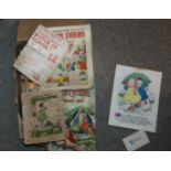 Two boxes of various children's books and an album of scraps Condition Report: Available upon