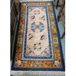 A Chinese style wool rug (def) 195cm x 94cm Condition Report: Available upon request