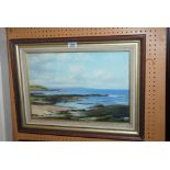 A W THOMSON The Skerries, signed, acrylic, 31 x 47cm Condition Report: Available upon request