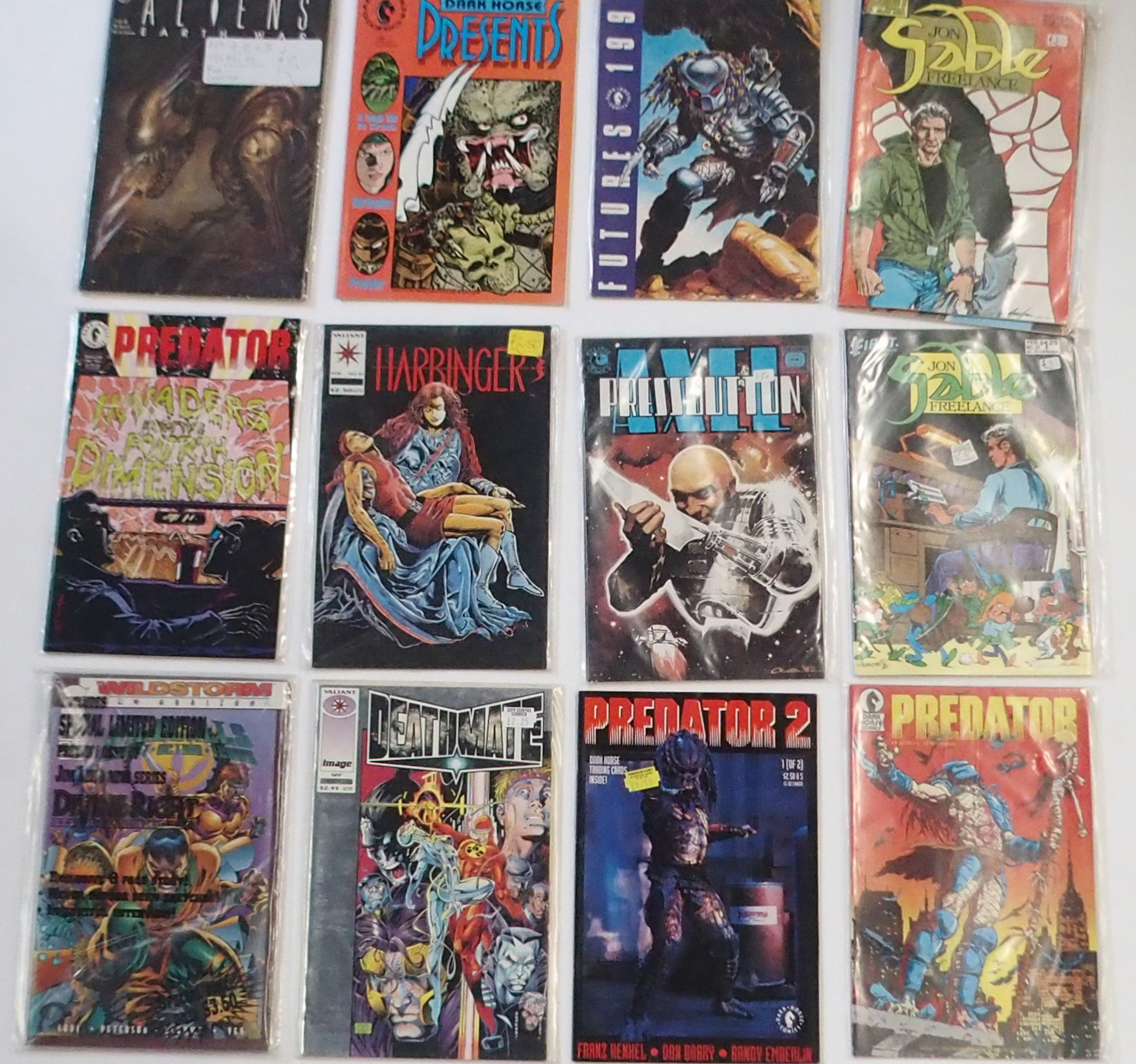 Four large boxes of mixed genre comics including Bongo, Valiant, Topps, Image etc This lot is - Image 2 of 4