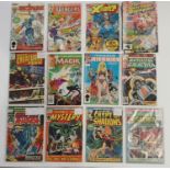 A collection of approximately two hundred Marvel comics including Ghost Rider, 1, 2, 3, Journey into