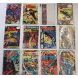A collection of approximately two hundred DC comics including Batman, Atari Force, The Doom