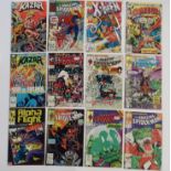 A collection of approximately one hundred and fifty Marvel comics including Iron Fist, X-Men,