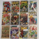 A collection of approximately one hundred and fifty Marvel comics including Amazing Spider Man,