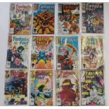 A collection of approximately two hundred Marvel comics including Fantastic Four, The New Mutants