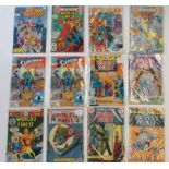 A collection of approximately one hundred and fifty DC comics including Superman, World's Finest,