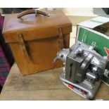 A Bolex M8 projector in leather case Condition Report: Available upon request