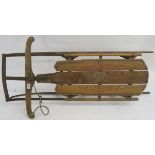 A vintage wooden sledge Condition Report: Available upon request