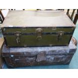 Two travel trunks (2) Condition Report: Available upon request