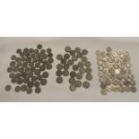 A quantity of pre 1947 GB coins, 1522 grams Condition Report: Available upon request