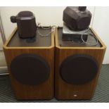 A pair of B & W series 80 model 801 speakers serial numbers 008175 and 008176 (af) Condition Report: