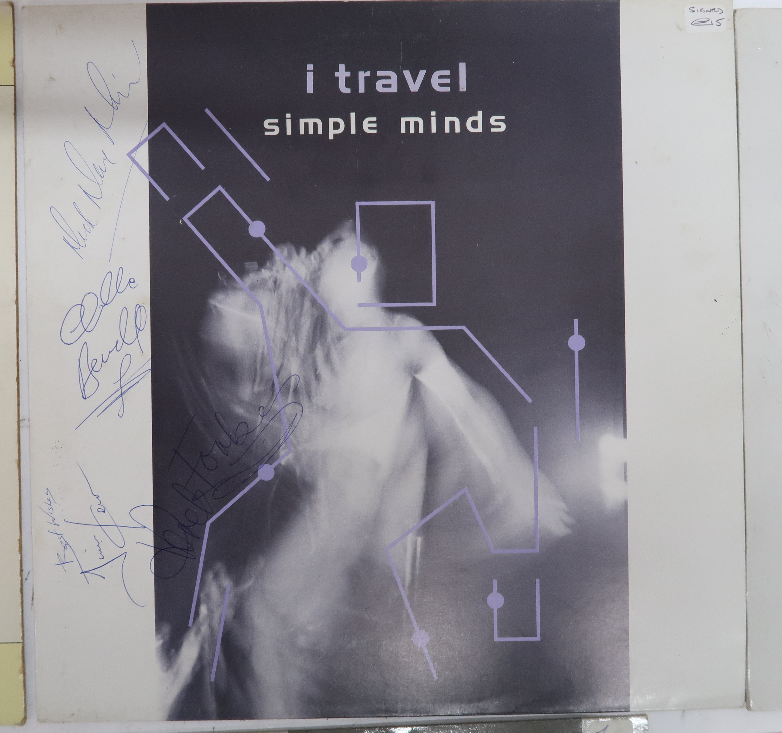 A lot of signature bearing Simple Minds vinyl records with Ballad of the Streets SMX B3 signed copy, - Image 6 of 10