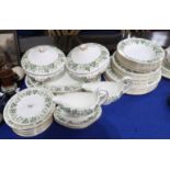 A lot comprising Wedgwood W4114 'Santa Clara' pattern dinner wares comprising tureens, serving