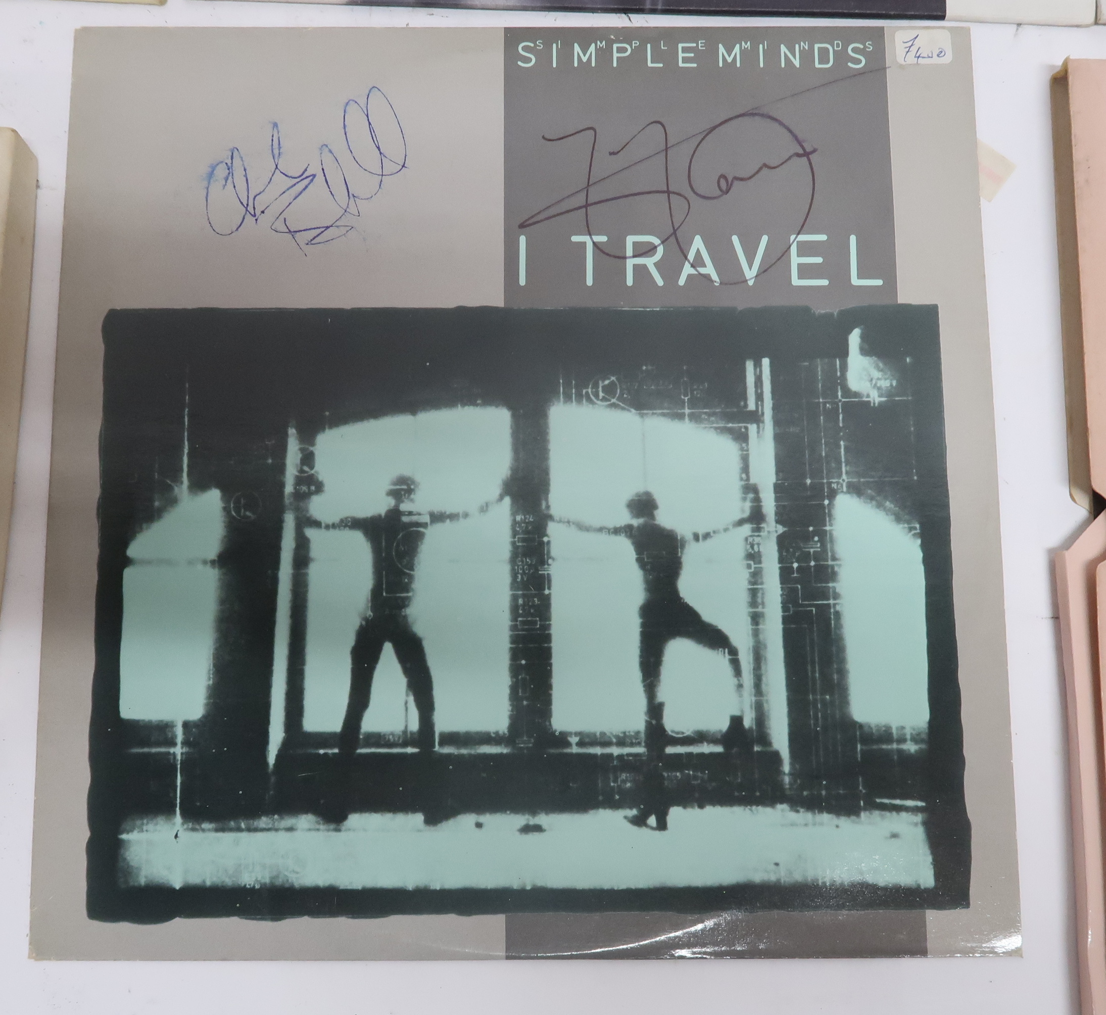 A lot of signature bearing Simple Minds vinyl records with Ballad of the Streets SMX B3 signed copy, - Image 4 of 10