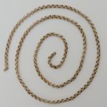 A length of vintage yellow metal chain, length 80cm, weight 23.1gms Condition Report: Available upon