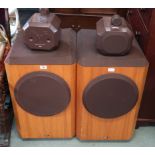 A pair of B & W Series 80 Model 801 loudspeakers serial numbers 008173 and 008174 (af) Condition