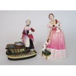 A ROYAL DOULTON FIGURE MOLLY MALONE with printed verse and marks to the base, designed by Leslie