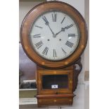 An inlaid Victorian clock with Roman numerals Condition Report: Available upon request